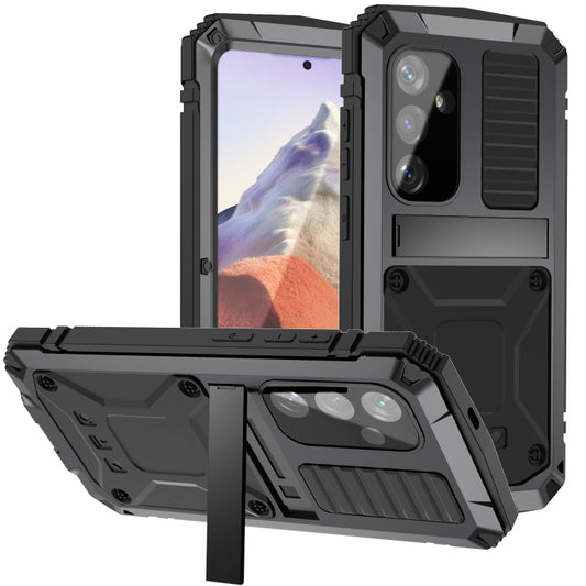 For Samsung Galaxy S24 5G R-JUST Life Waterproof Dustproof Shockproof Phone Case(Black) - free shipping - PMC Jewellery - Order now!