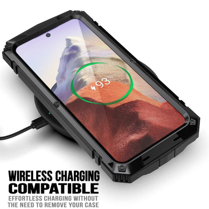 For Samsung Galaxy S24 5G R-JUST Life Waterproof Dustproof Shockproof Phone Case(Black) - free shipping - PMC Jewellery - Order now!