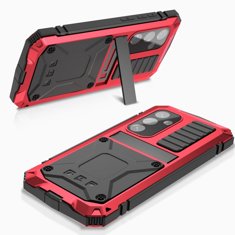 For Samsung Galaxy S24 5G R-JUST Life Waterproof Dustproof Shockproof Phone Case(Red) - Galaxy S24 5G Cases by R-JUST | Online Shopping South Africa | PMC TechLife | Buy Now Pay Later Mobicred