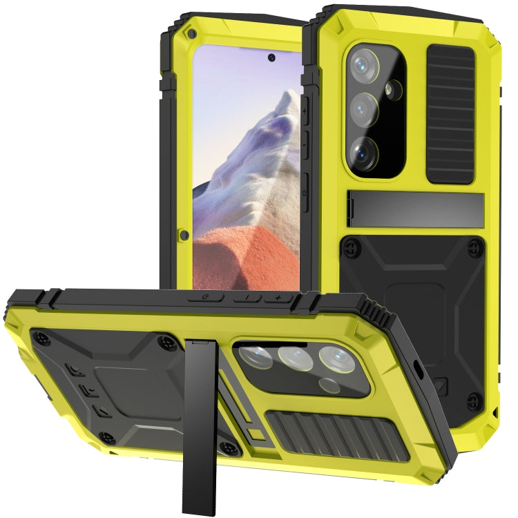 For Samsung Galaxy S24 5G R-JUST Life Waterproof Dustproof Shockproof Phone Case(Yellow) - Galaxy S24 5G Cases by R-JUST | Online Shopping South Africa | PMC TechLife | Buy Now Pay Later Mobicred