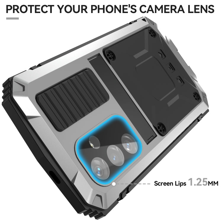 For Samsung Galaxy S24 5G R-JUST Life Water-resistant Dustproof Shockproof Phone Case(Silver)