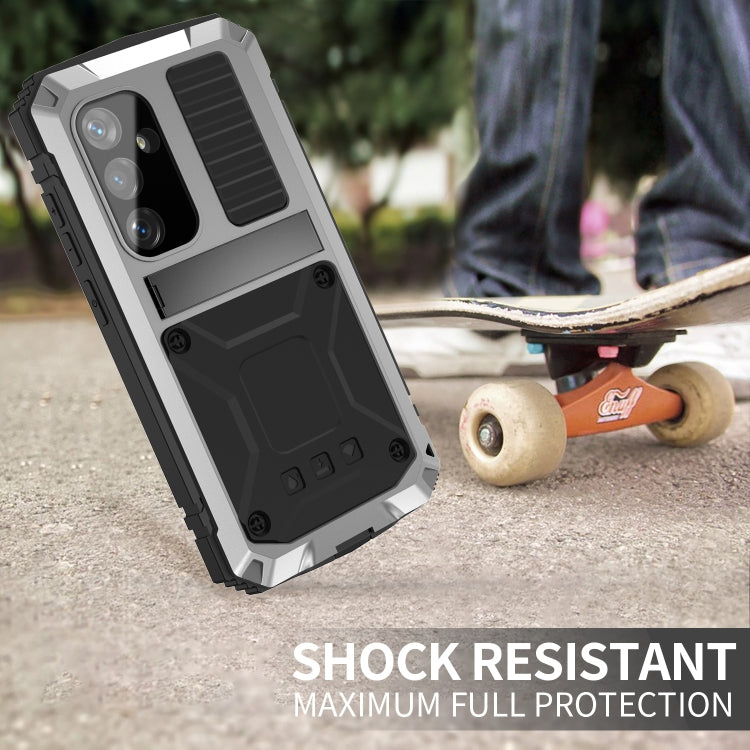 For Samsung Galaxy S24 5G R-JUST Life Waterproof Dustproof Shockproof Phone Case(Silver) - free shipping - PMC TechLife - Order now!