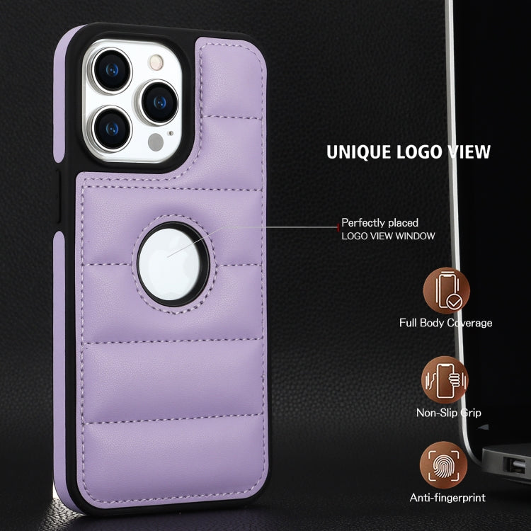 For iPhone 15 Plus Piano Key Hollow Cutout PU Phone Case(Light Purple) - free shipping - PMC TechLife - Order now!