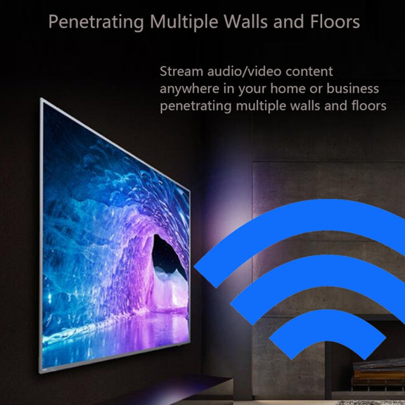 Measy FHD656 Mini 1080P HDMI 1.4 HD Wireless Audio Video Transmitter Receiver Extender Transmission System, Transmission Distance: 100m, EU Plug