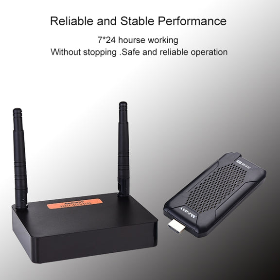 Measy FHD656 Mini 1080P HDMI 1.4 HD Wireless Audio Video Transmitter Receiver Extender Transmission System, Transmission Distance: 100m, EU Plug