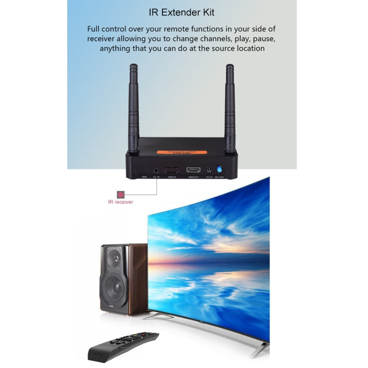 Measy FHD656 Mini 1080P HDMI 1.4 HD Wireless Audio Video Transmitter Receiver Extender Transmission System, Transmission Distance: 100m, AU Plug - free shipping - PMC Jewellery - Order now!