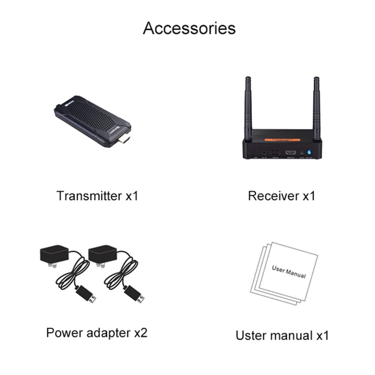 Measy FHD656 Mini 1080P HDMI 1.4 HD Wireless Audio Video Transmitter Receiver Extender Transmission System, Transmission Distance: 100m, UK Plug - free shipping - PMC Jewellery - Order now!