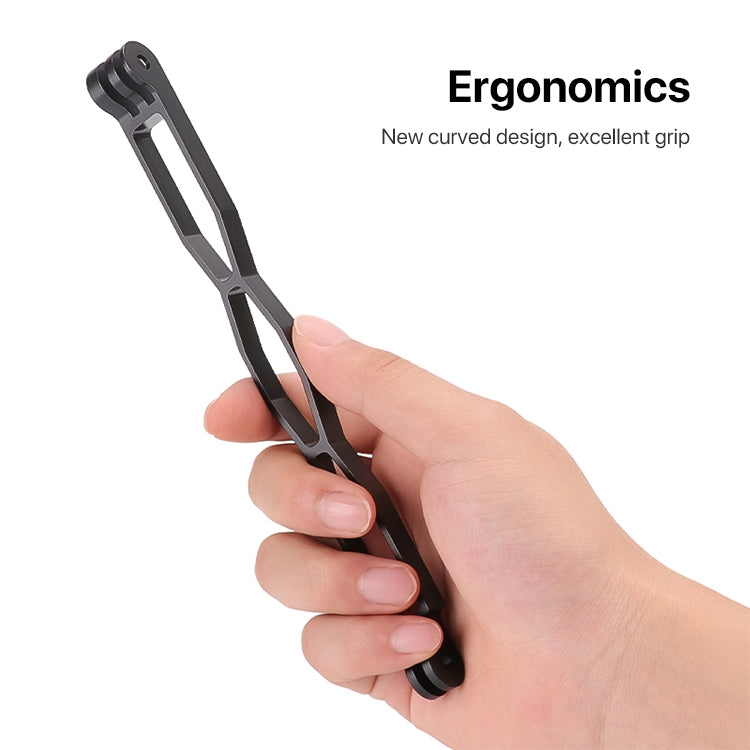 20cm Aluminium Extension Arm Hollow Grip Extender(Black) - Others by PMC TechLife | Online Shopping South Africa | PMC TechLife | Buy Now Pay Later Mobicred
