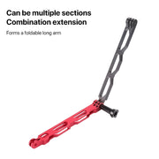 20cm Aluminium Extension Arm Hollow Grip Extender(Red)