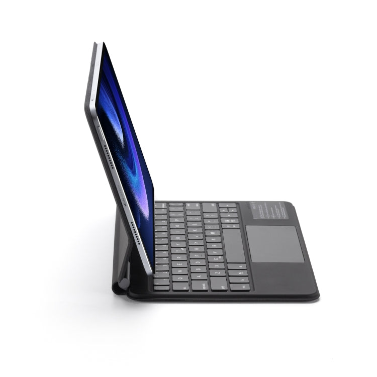 For Xiaomi Pad 6 / Pad Pro M11P-B-M611 Magnetic Bluetooth Keyboard Leather Tablet Case(Black) - Xiaomi Keyboard by PMC TechLife | Online Shopping South Africa | PMC TechLife | Buy Now Pay Later Mobicred
