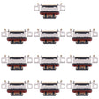 For Xiaomi 12s Ultra 10pcs Original Charging Port Connector - Tail Connector by PMC TechLife | Online Shopping South Africa | PMC TechLife
