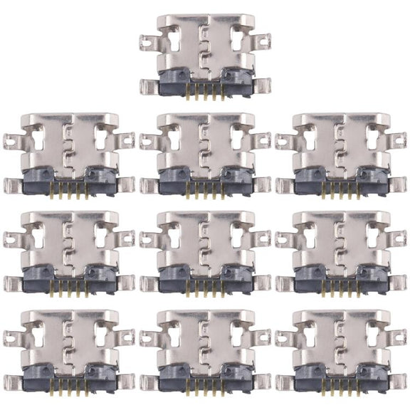 For Tecno Spark 7 KF6 10pcs Original Charging Port Connector