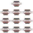 For OPPO Find X5 10pcs Original Charging Port Connector - Single Tail Connector by PMC TechLife | Online Shopping South Africa | PMC TechLife | Buy Now Pay Later Mobicred