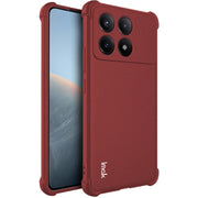For Xiaomi Redmi K70 5G / K70 Pro 5G imak Shockproof Airbag TPU Phone Case(Matte Red)
