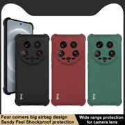 For Xiaomi 14 Ultra 5G imak Shockproof Airbag TPU Phone Case(Matte Green)