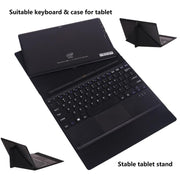 HONGSAMDE 10.1 inch 2 in 1 Tablet PC, 12GB+128GB, Windows 11, Intel Celeron J4105 Quad Core with Keyboard(Black)