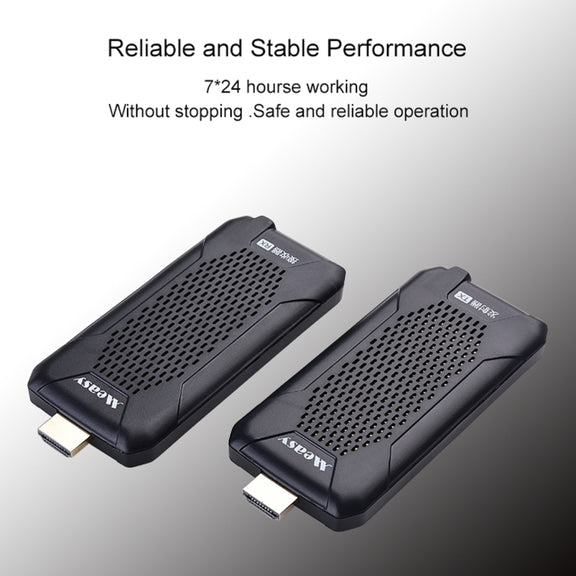 Measy FHD656 Nano 1080P HDMI 1.4 HD Wireless Audio Video Double Mini Transmitter Receiver Extender Transmission System, Transmission Distance: 100m, EU Plug