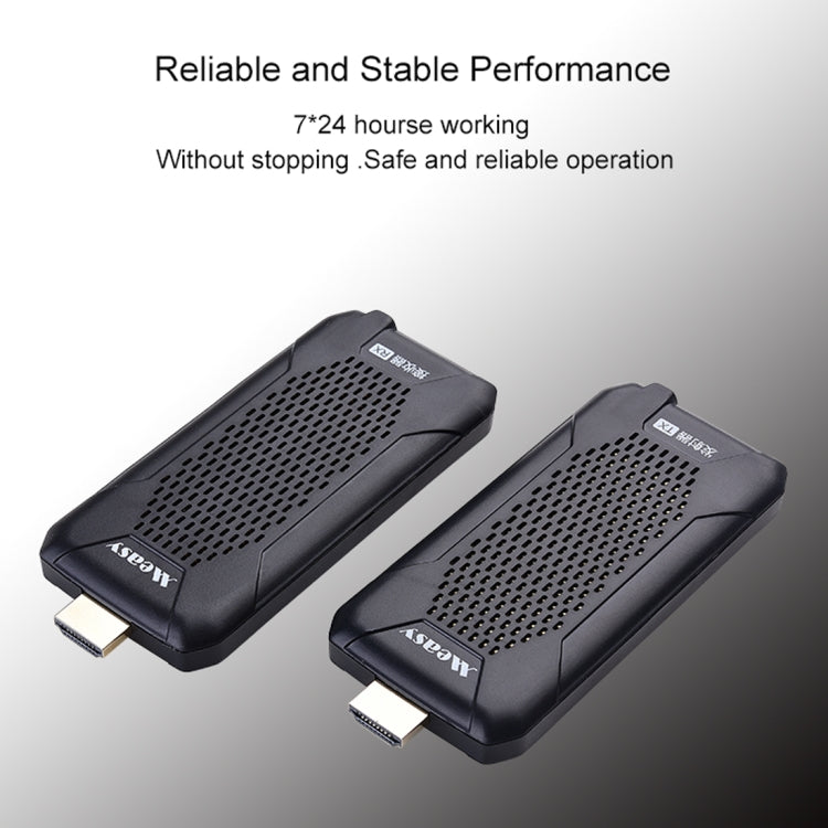 Measy FHD656 Nano 1080P HDMI 1.4 HD Wireless Audio Video Double Mini Transmitter Receiver Extender Transmission System, Transmission Distance: 100m, UK Plug