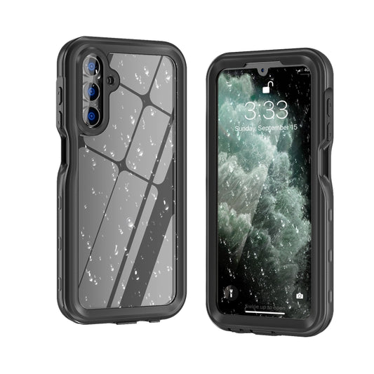 For Samsung Galaxy A15 5G RedPepper 360 Full Body Rugged IP68 Waterproof Phone Case(Black) - free shipping - PMC Jewellery - Order now!