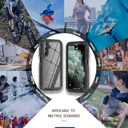 For Samsung Galaxy A15 5G RedPepper 360 Full Body Rugged IP68 Waterproof Phone Case(Black) - free shipping - PMC Jewellery - Order now!