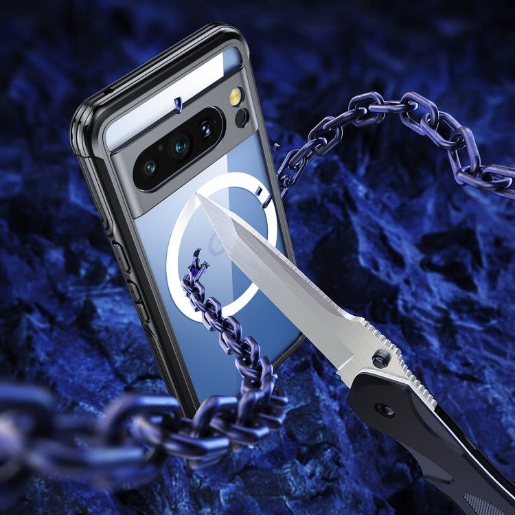 For Google Pixel 8 Pro Life Waterproof MagSafe Phone Case(Blue) - Google Cases by PMC TechLife | Online Shopping South Africa | PMC TechLife | Buy Now Pay Later Mobicred