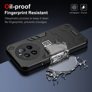 For Realme 12 Pro 2 in 1 Shockproof Phone Case(Black)
