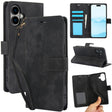 For iPhone 16 Orchid Butterfly Embossed Leather Phone Case(Black) - iPhone 16 Cases by PMC TechLife | Online Shopping South Africa | PMC TechLife | Buy Now Pay Later Mobicred
