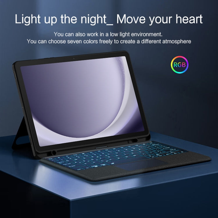 For Samsung Galaxy Tab A9+ X210 YJ-A9+ Split Bluetooth Keyboard Leather Tablet Case - Samsung Keyboard by PMC TechLife | Online Shopping South Africa | PMC TechLife