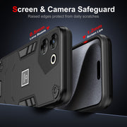 For Tecno Camon 20 Pro 5G 2 in 1 Shockproof Phone Case(Black)