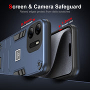 For Tecno Pop 7 Pro 2 in 1 Shockproof Phone Case(Blue)