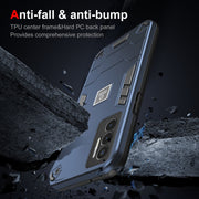 For Tecno Pova 3 2 in 1 Shockproof Phone Case(Blue)