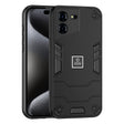 For Tecno Pova 5 Pro 2 in 1 Shockproof Phone Case(Black) - Tecno Cases by PMC TechLife | Online Shopping South Africa | PMC TechLife | Buy Now Pay Later Mobicred