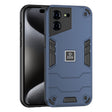 For Tecno Pova 5 Pro 2 in 1 Shockproof Phone Case(Blue) - Tecno Cases by PMC TechLife | Online Shopping South Africa | PMC TechLife | Buy Now Pay Later Mobicred