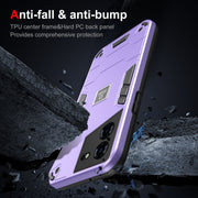 For Tecno Pova 5 Pro 2 in 1 Shockproof Phone Case(Purple)