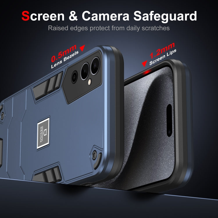 For Tecno Pova Neo 2 4G 2 in 1 Shockproof Phone Case(Blue) - free shipping - PMC TechLife - Order now!