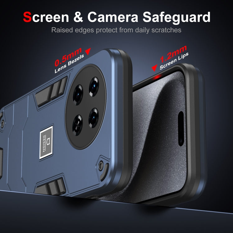 For Tecno Spark 20 Pro+ 2 in 1 Shockproof Phone Case(Blue) - Tecno Cases by PMC TechLife | Online Shopping South Africa | PMC TechLife | Buy Now Pay Later Mobicred