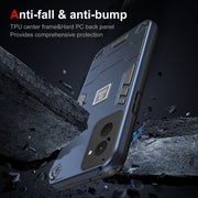 For Motorola Moto G Power 2024 Shockproof TPU Hybrid PC Phone Case(Blue)