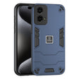 For Motorola Moto G 2024 5G Shockproof TPU Hybrid PC Phone Case(Blue) - Motorola Cases by PMC Jewellery | Online Shopping South Africa | PMC Jewellery | Buy Now Pay Later Mobicred