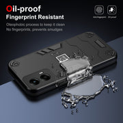 For Motorola Moto G Stylus 5G 2024 Shockproof TPU Hybrid PC Phone Case(Black)