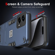 For Motorola Moto G Stylus 5G 2024 Shockproof TPU Hybrid PC Phone Case(Blue)