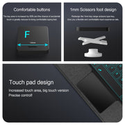 For Samsung Galaxy Tab A8 10.5inch X200 YJ-X200 Split Bluetooth Keyboard Leather Tablet Case
