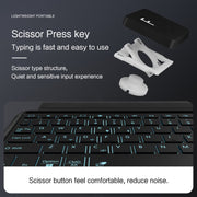 For Samsung Galaxy Tab S8 X700 / S7 T870 YJ-X700 Split Bluetooth Keyboard Leather Tablet Case