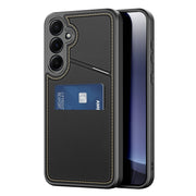 For Samsung Galaxy S25 5G DUX DUCIS Rafi II Series MagSafe Magnetic Holder RFID Phone Case(Black)