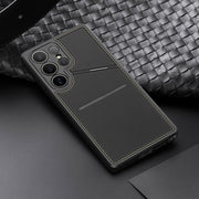 For Samsung Galaxy S25 Ultra 5G DUX DUCIS Rafi II Series MagSafe Magnetic Holder RFID Phone Case(Black)