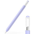 For Apple Pencil (USB-C) Jelly Silicone Stylus Pen Protective Cover(Purple) - Pencil Accessories by PMC TechLife | Online Shopping South Africa | PMC TechLife