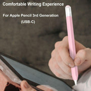 For Apple Pencil (USB-C) Jelly Silicone Stylus Pen Protective Cover(Purple)