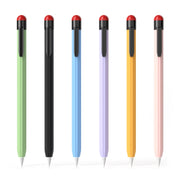 For Apple Pencil 2 Pen Clip Ultra Thin Series Stylus Pen Protective Case(Black)