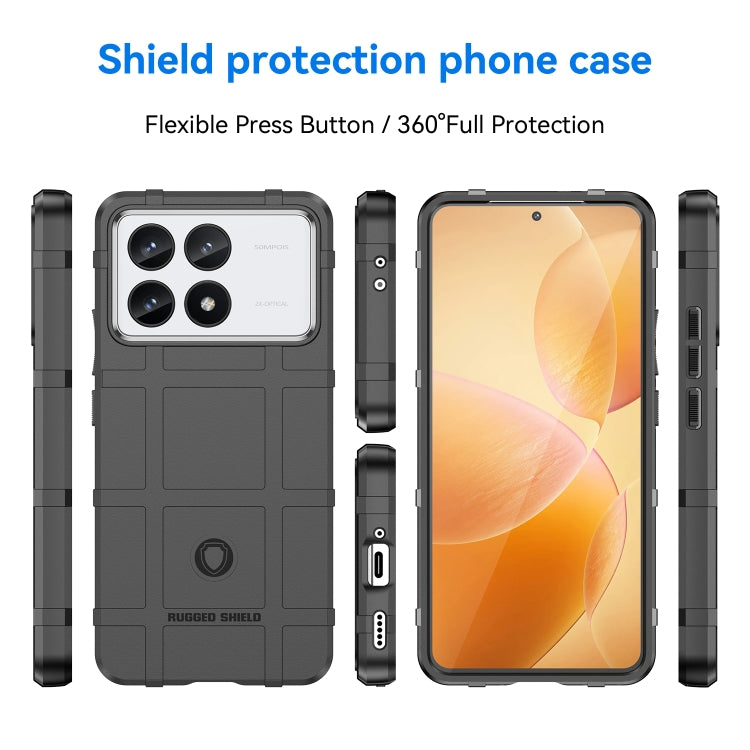 For Xiaomi Redmi K70 Pro Full Coverage Shockproof TPU Phone Case(Black)