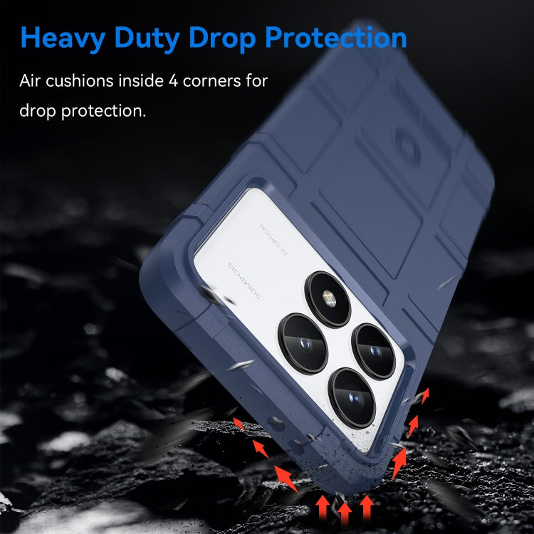 For Xiaomi Redmi K70 Pro Full Coverage Shockproof TPU Phone Case(Blue)