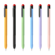 For Apple Pencil 2 Pen Clip Silicone Stylus Pen Protective Case(Sky Blue)